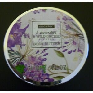 Organic Lavender & Wild Orchid Scented Body Butter 1.7oz / 50ml ~ New